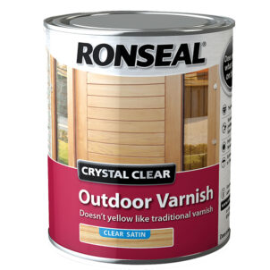 Crystal Clear Outdoor Varnish Satin 750ml
