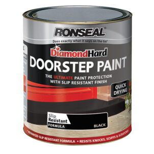 Diamond Hard Doorstep Paint Black 250ml
