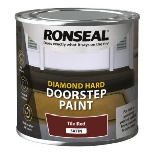Diamond Hard Doorstep Paint Red 250ml