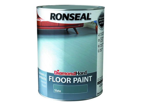 Diamond Hard Floor Paint Satin Slate 5 litre