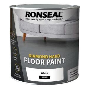 Diamond Hard Floor Paint Satin White 2.5 litre