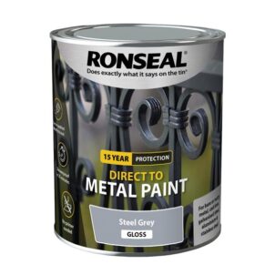 Direct to Metal Paint Steel Grey Gloss 750ml