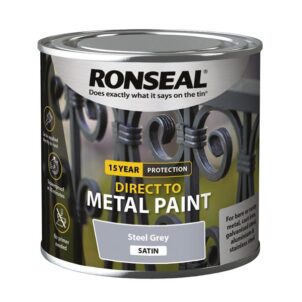 Direct to Metal Paint Steel Grey Satin 250ml