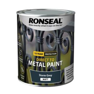 Direct to Metal Paint Storm Grey Matt 750ml