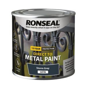 Direct to Metal Paint Storm Grey Satin 250ml