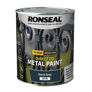 Direct to Metal Paint Storm Grey Satin 750ml