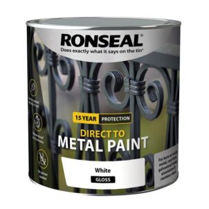 Direct to Metal Paint White Gloss 2.5 litre
