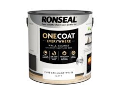 One Coat Everywhere Interior Paint Pure Brilliant White Matt 2.5 litre