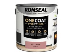One Coat Everywhere Interior Paint Hazy Pink Matt 2.5 litre