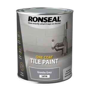 One Coat Tile Paint Granite Grey Satin 750ml