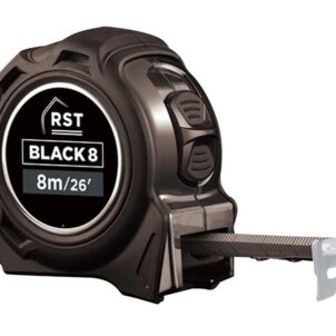 Black Tape Measure 8m/26ft (Width 25mm)