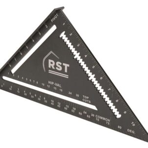 Aluminium Black Rafter Square 12in