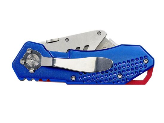 Aluminium Blue Folding Knife - Image 2