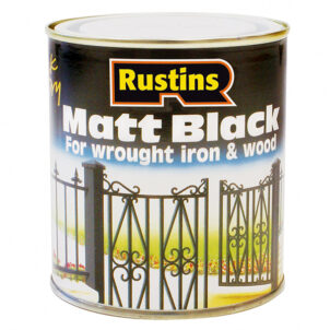 Matt Black Paint Quick Drying 250ml