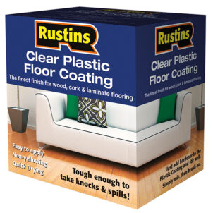 Clear Plastic Floor Coating Kit Satin 1 litre