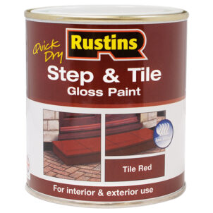 Quick Dry Step & Tile Paint Gloss Red 500ml