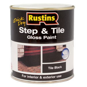Quick Dry Step & Tile Paint Gloss Black 500ml