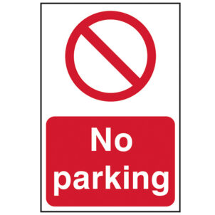 No Parking - PVC Sign 200 x 300mm