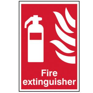 Fire Extinguisher - PVC Sign 200 x 300mm