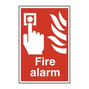 Fire Alarm - PVC Sign 200 x 300mm