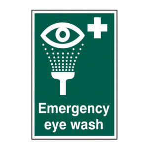Emergency Eye Wash - PVC Sign 200 x 300mm