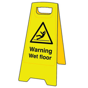 Warning Wet Floor - Heavy Duty 'A' Board