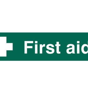 First Aid - PVC Sign 200 x 50mm