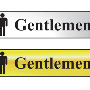 Gentlemen - Polished Chrome Effect 200 x 50mm