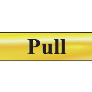 Pull - Polished Brass Effect 200 x 50mm