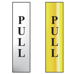 Pull Vertical - Polished Chrome Effect 50 x 200mm