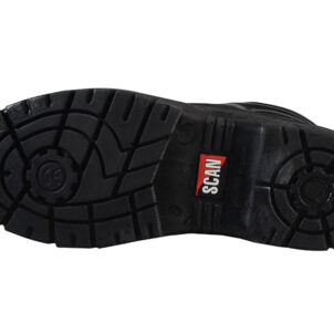 4 D-Ring Chukka Safety Boots Black UK 7 EUR 41