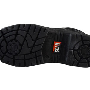 4 D-Ring Chukka Safety Boots Black UK 8 EUR 42