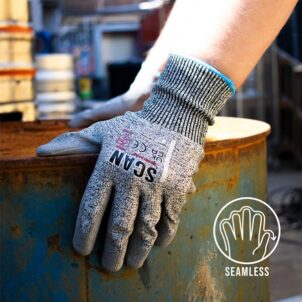 PU Palm Cut D Gloves - XL (Size 10) - Image 4