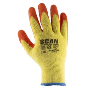 Knitshell Latex Palm Gloves - XL (Size 10) (Pack 12)