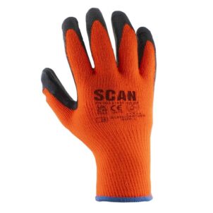 Thermal Latex Coated Gloves - L (Size 9)
