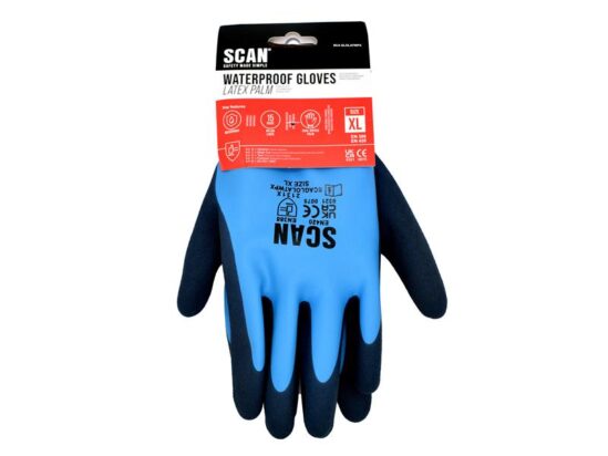 Waterproof Latex Gloves - XL (Size 10) - Image 3