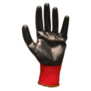 Nitrile Coated Knitted Gloves - M (Size 8) - Image 2