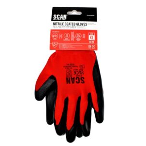 Nitrile Coated Knitted Gloves - XL (Size 10) - Image 3