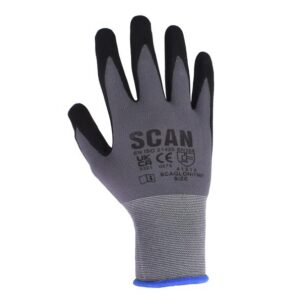 Breathable Microfoam Nitrile Gloves - M (Size 8)