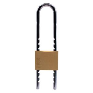 Brass Padlock 50mm Sliding Shackle