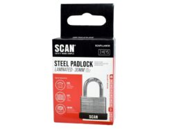Laminated Steel Padlock 30mm
