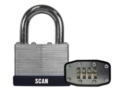 Laminated Steel Combination Padlock 50mm