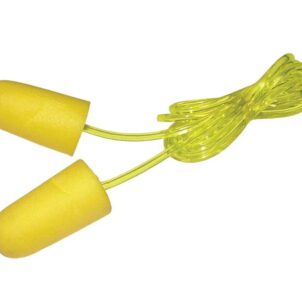 Foam Earplugs & Cord (6 Pairs)