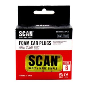 Foam Earplugs & Cord (6 Pairs) - Image 2