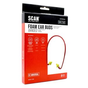 Banded Foam Ear Bud