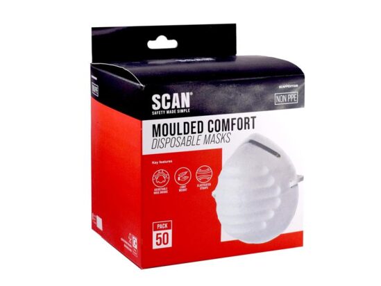 Moulded Disposable Comfort Masks Box of 50 (Non PPE)