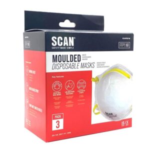 Moulded Disposable Mask FFP1 (Pack of 3)