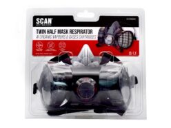 Twin Half Mask Respirator + A1 Refills