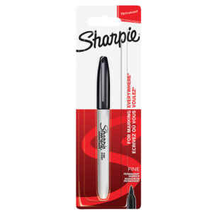 Fine Tip Permanent Marker Black - Image 4