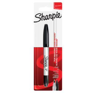 Twin Tip Permanent Marker Black - Image 2